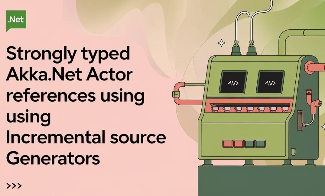 Strongly typed Akka.NET Actor references using Incremental source generators